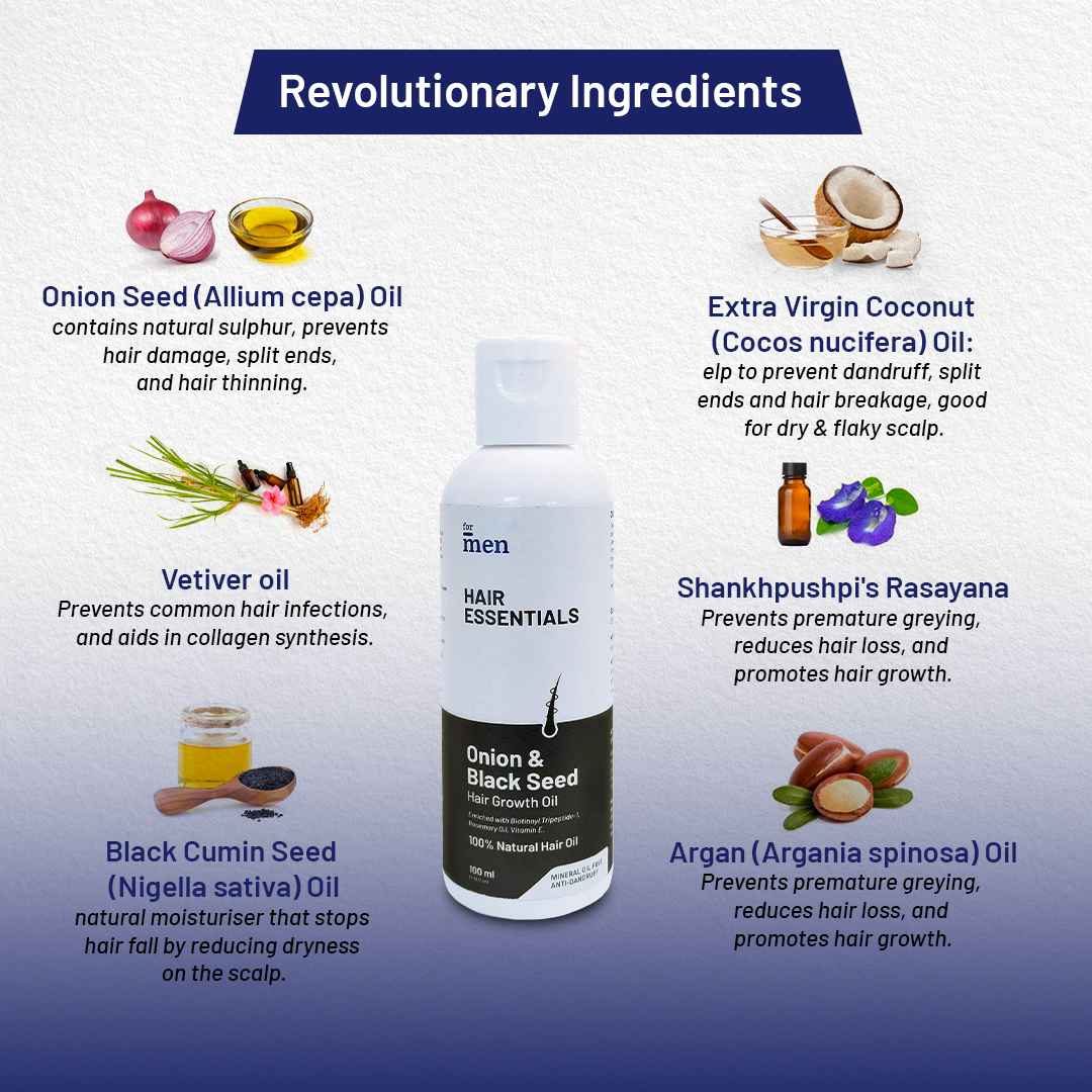 Onion & Black seed Hair Growth Oil