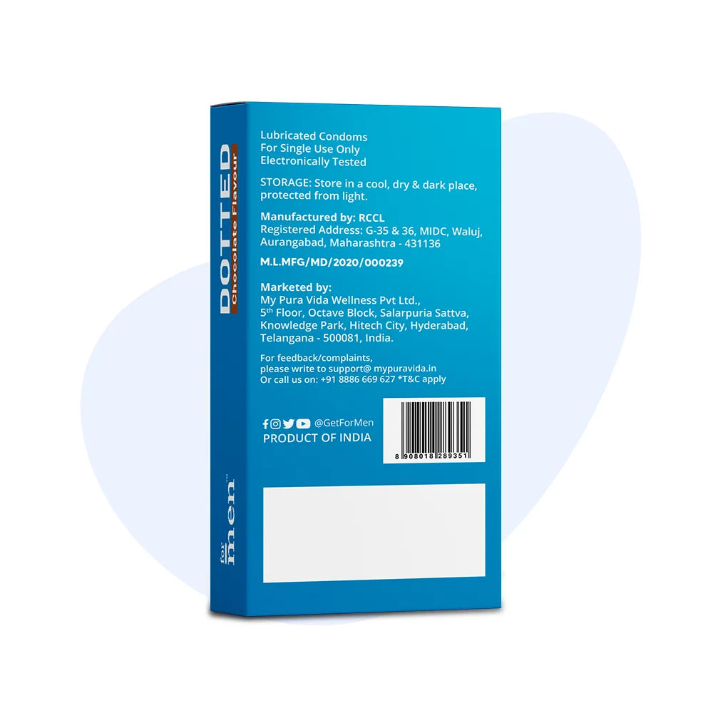 JoyMax Dotted Condoms with Chocolate Flavour