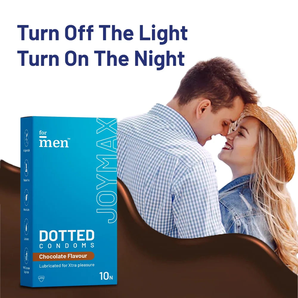 JoyMax Dotted Condoms with Chocolate Flavour
