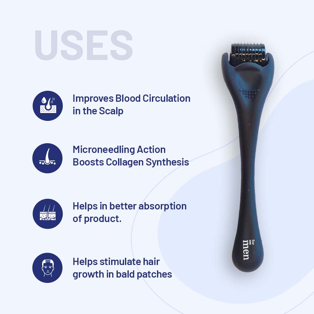 Hair NutriGrowth Kit  | Minoxidil + Super Biotin + Derma Roller