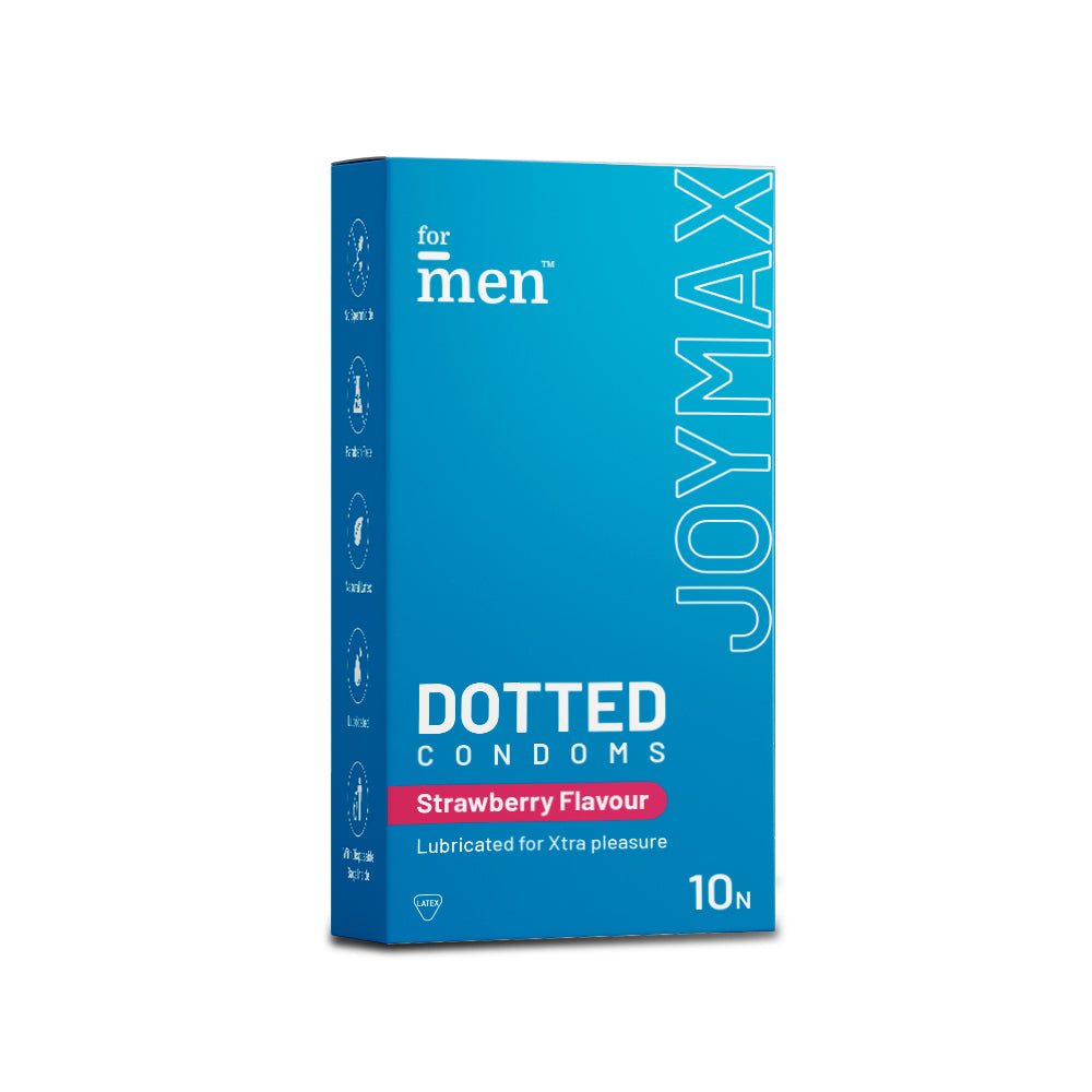 JoyMax Dotted Condoms with Strawberry Flavour
