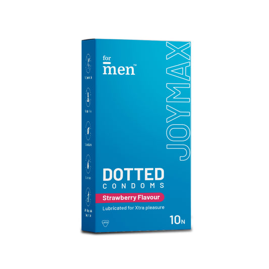 JoyMax Dotted Condoms with Strawberry Flavour